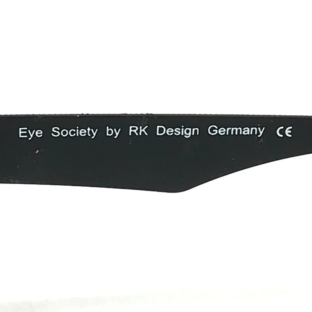 Eye Society Eyeglasses Frames ES 550 55 Col.33 Black Red Square 55-18-140